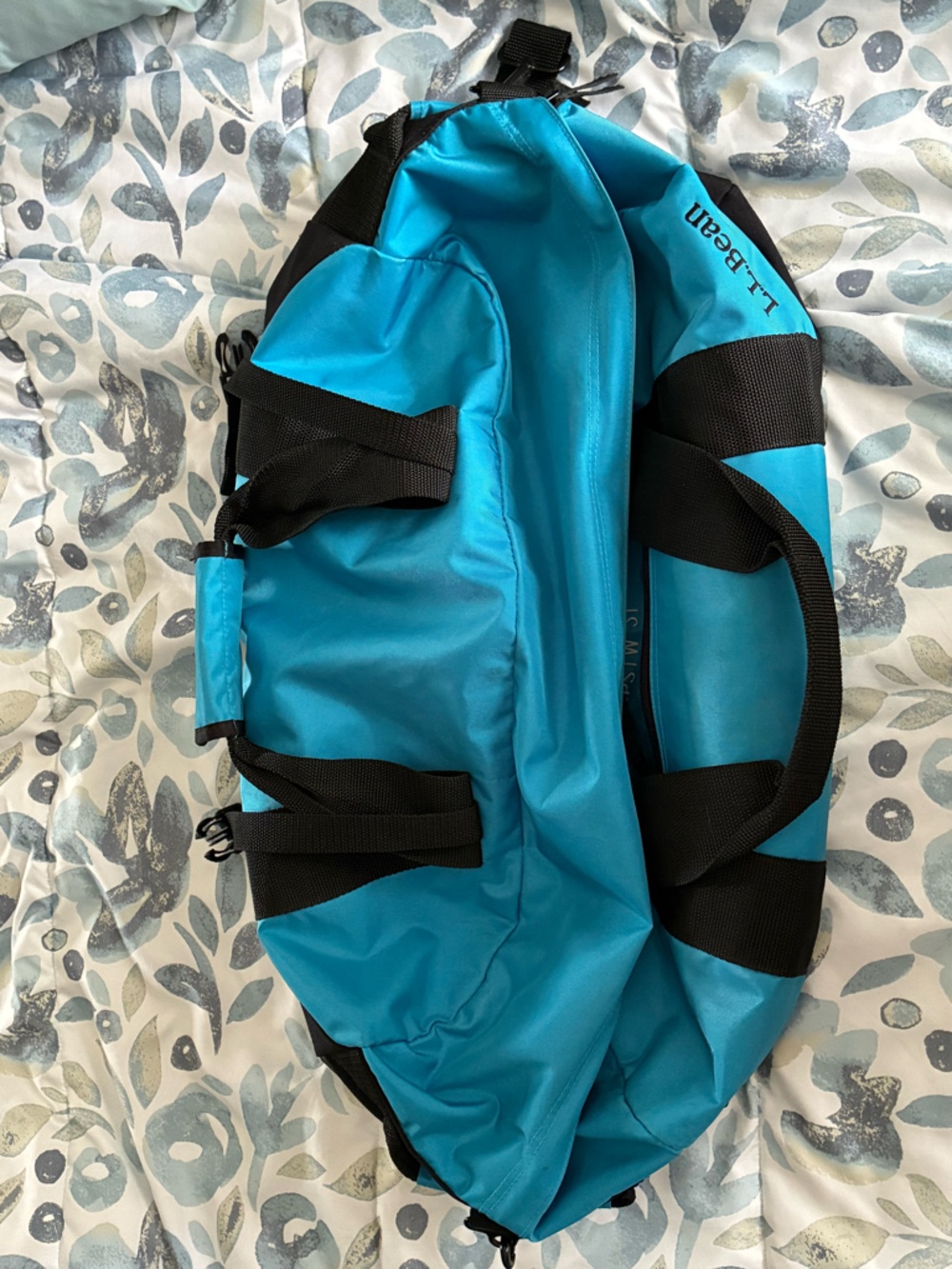 L.L. Bean Adventure Duffel with Stuff Sack - Medium - Blue - Picture 10 of 12